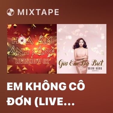 Mixtape Em Không Cô Đơn (Live Hòa Âm Ánh Sáng 2016) - Various Artists
